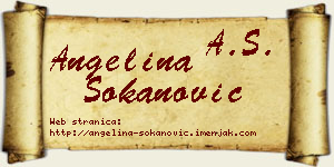 Angelina Sokanović vizit kartica